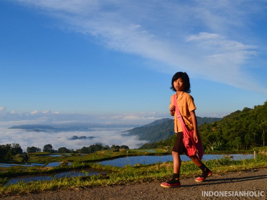 Anak SD di Toraja Utara